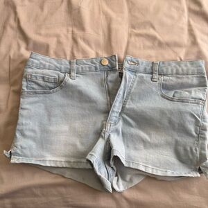 Forever 21 Light Blue Jean Shorts